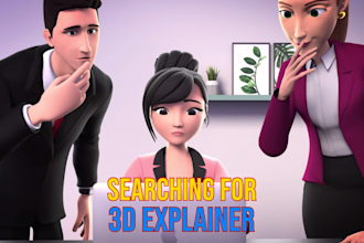 create a 3d explainer video for your brand