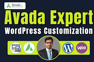 build and customize your wordpress avada website