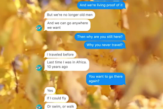 create whatsapp and imessage chat video for ads