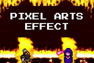 create any pixel art animation effects, vfx, spells, fire, explosion for games