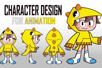 create a character sheet for animation