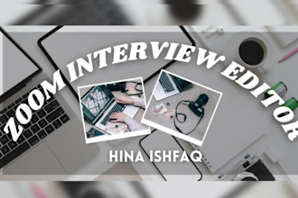 edit your zoom interview into a video podcast