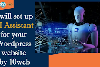 set up ai assistant for your wordpress website by 10web