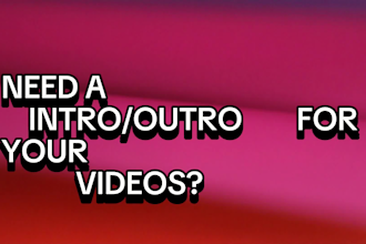 make intro and outro for your videos