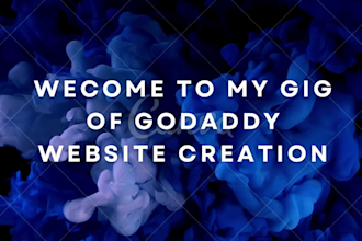 create godaddy website, design or redesign godaddy website