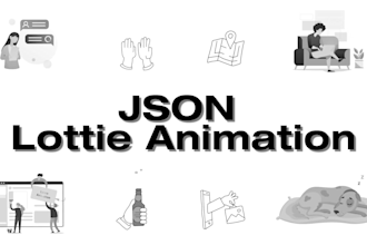 create json lottie animation for your website and app