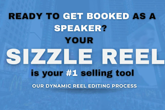 create and edit speaker demo reel sizzle reel hype reel for speakers