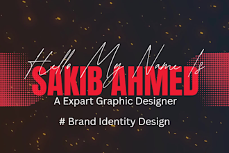 design brand identity and logo with brand kit