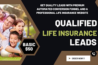generate highly converting life insurance leads with a conversion sales funnel