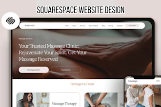 create squarespace portfolio website, photographer, tutor, church, CV website