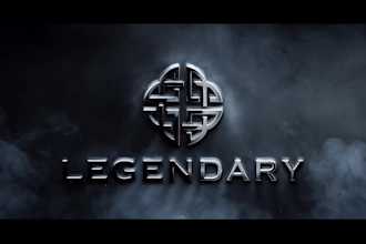 create stylish cinematic smoke logo animation