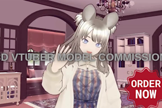 be your vtuber artist, do vtuber commission anime vtuber gaming avatar vtube