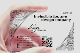 do outstanding modern business card