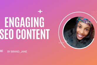 be your SEO website content writer, website copywriting