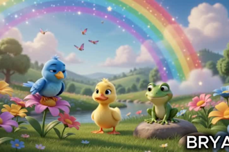 create 3d pixar style kids cartoon animation 3d kids storytelling ai music video