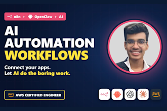 build ai automation workflows with n8n and chatgpt or claude