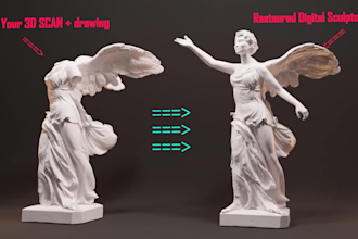 digitally restore your ancient sculpture