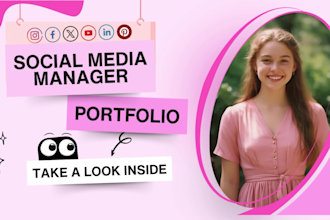 be your instagram manager and social media manager
