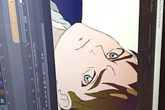 create high quality 2d animated music video, 2d anime style, cartoon music video