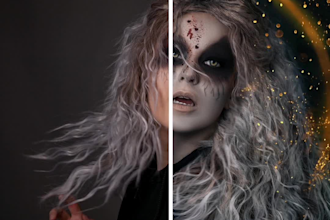 do fantasy editing and retouching