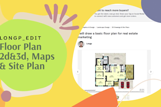 draw area map or site plan with google map professionally