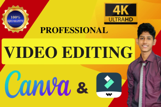 edit your videos professionally in canva pro and filmora