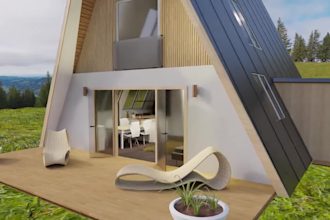 professionally design tiny house 3d cabin design, modern container house, kiosks