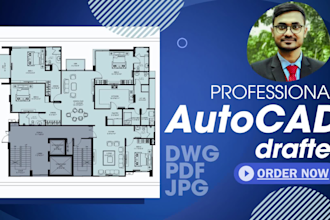 create 2d floor plan, shop drawings using autocad and revit
