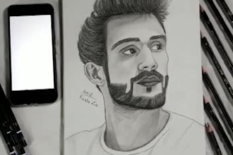 convert any face or human image into a sketch