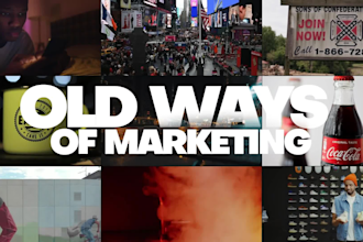 create promotional marketing video or short commercial video ad
