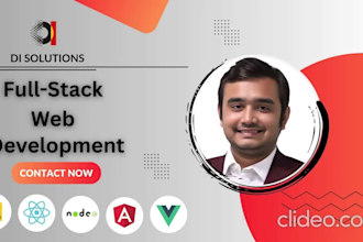 create dynamic web app with full stack development expertise