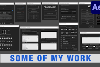 write after effects scripts for your need