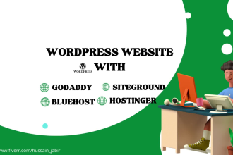 clone wix to wordpress on hostinger,bluehost,godaddy,siteground