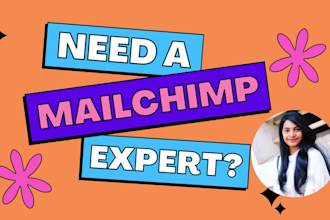 be your mailchimp expert for email marketing