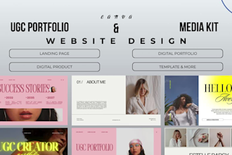 design canva website canva landing page redesign canva ugc portfolio website