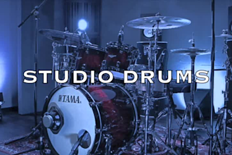create studio quality acoustic rock drums