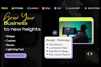 build a custom, secure and lightning fast website for you