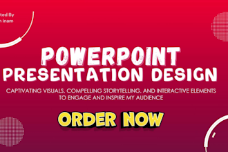 design powerpoint presentation and pitch deck professionally
