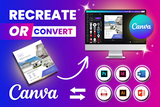 convert your psd, pdf, png, ai file to canva