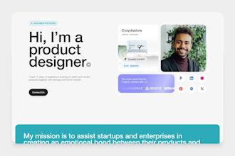 create responsive personal portfolio website