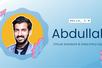 be your virtual assistant for data entry, copy paste, web research tasks