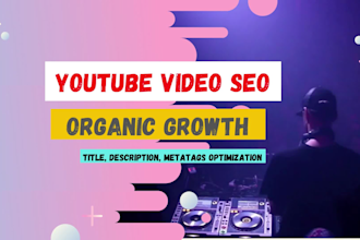 do best youtube video seo and optimize your channel