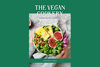 design modern cookbook or recipe book layout and formatting
