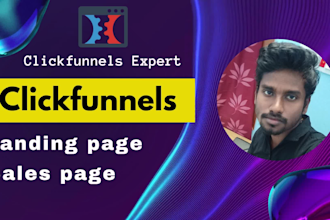 build clickfunnels, go highlevel, system io and shopify website