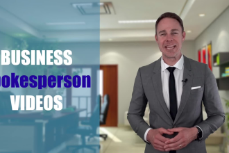 be your professional spokesperson for your company video