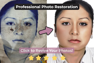 professionally restore, repair, and colorize your old photos