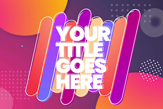 create a short 2d text animation reveal animation intro