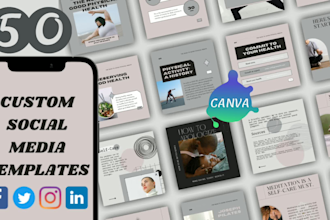 design aesthetic puzzle feed, instagram carousel, and instagram grid templates