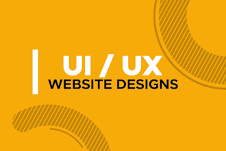 do modern website UI, landing page, web UI design in figma or psd
