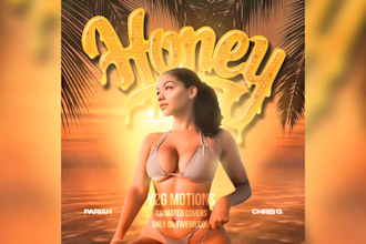 design and animate your music cover art, motion cover